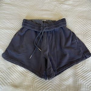 Abercrombie blue sweat short size medium